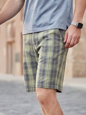 Grand Slam Plaid Golf Shorts